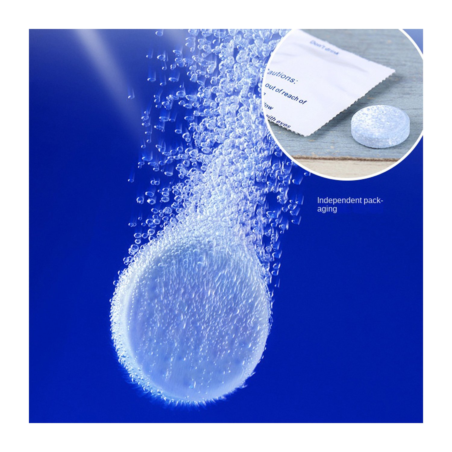 Factory Manufactured teeth and Denture Cleaner Tablets Removes Bad Odors retainer effervescent cleaning tablet