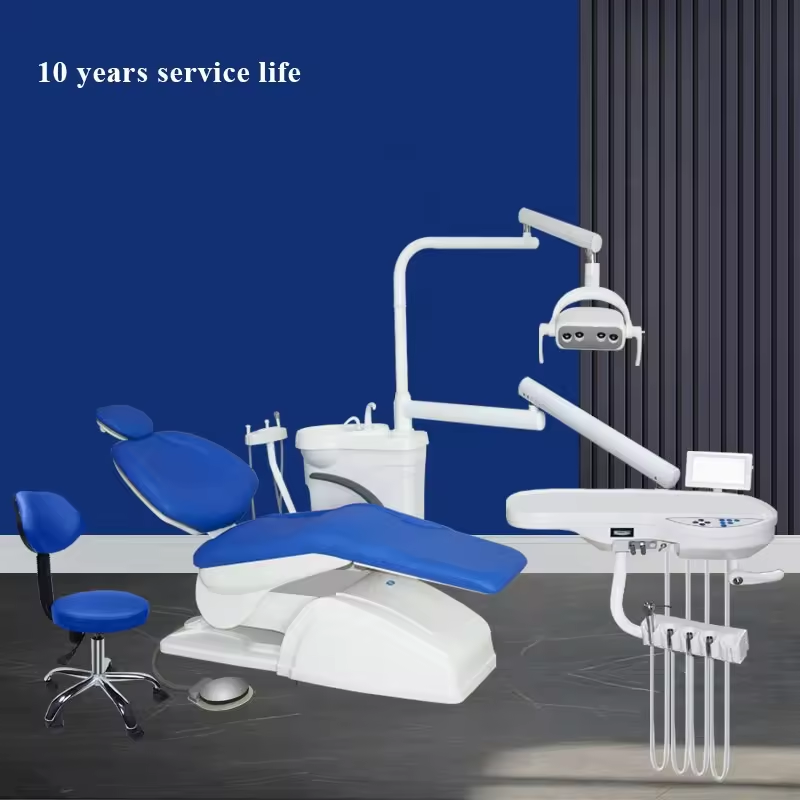 CE certified high-quality medical dental unit hot selling complete set of LED induction lights orthodontic dental chairs