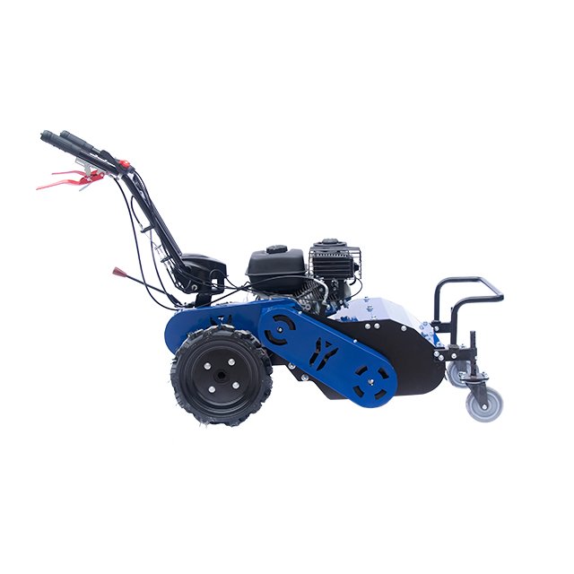 lawn mowergasoline grass crusher is equipped with manganese steel blade self-propelled grass crushing and returning