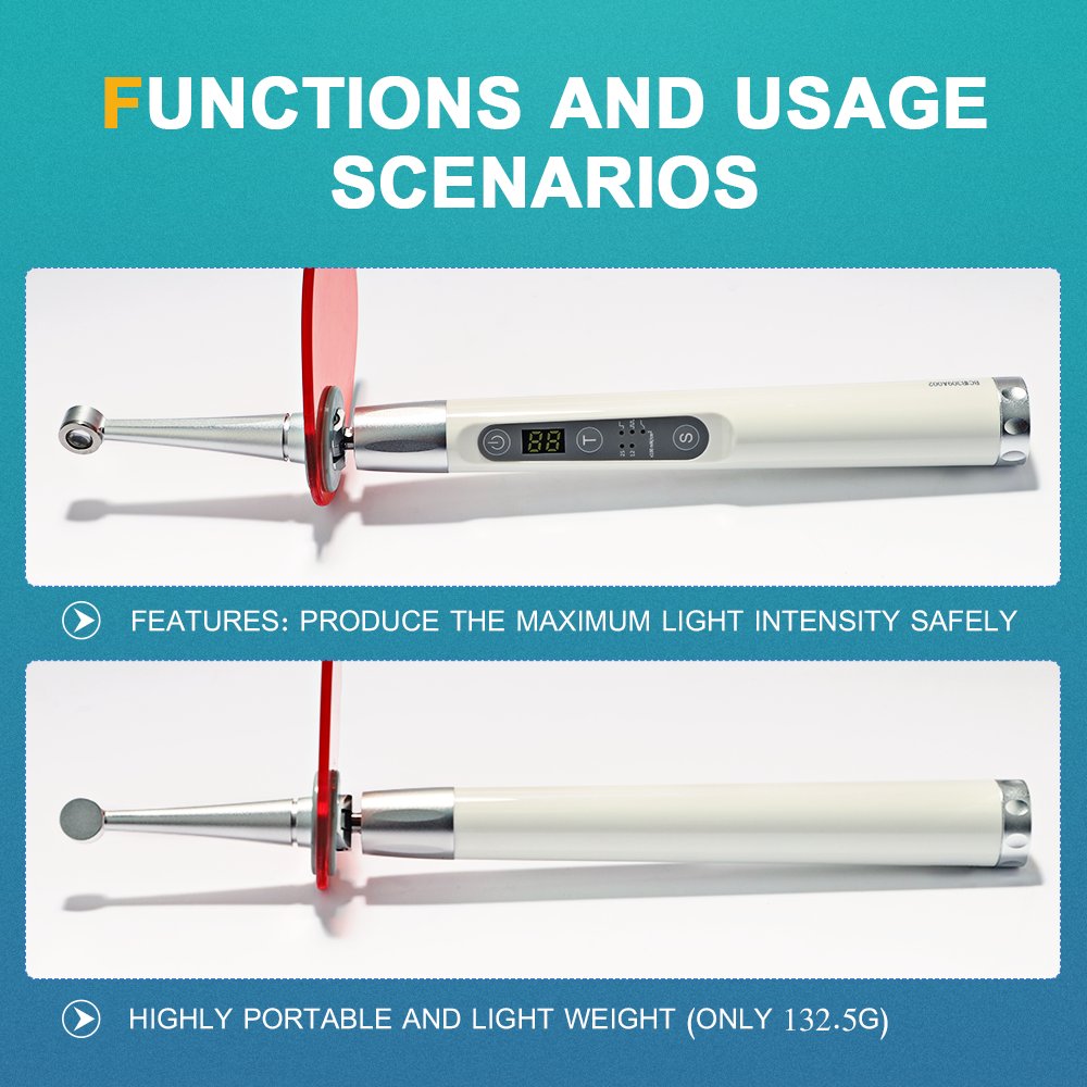 CL-S1 other dental equipment caries cure lamp fast charge 360 degree rotation detecting light surgical tool dental unit