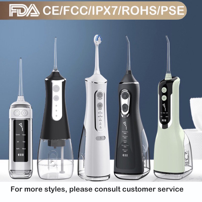 Water Pick Ipx7 Waterproof Rechargeable Cordless Electric Portable Jet Teeth Cleaning Dental Floss Oral Irrigator Water Flosser