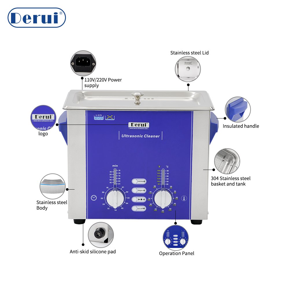 High Quality Ultrasonic Cleaner 0.7L 1.3L 2.2L 3L 6L 10L Dental Sonic Cleaners Jewellery For Jewelry Tooth Industry