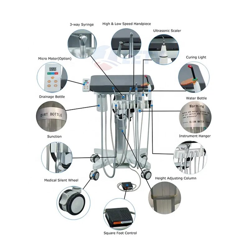 Medical Portable Dental Equipment Trolley