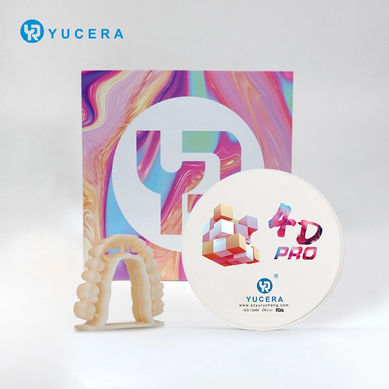 Ceramic Zirconia Block 4D pro mul-zirconia block cadcam milling machine milling Dental Zirconia Disc