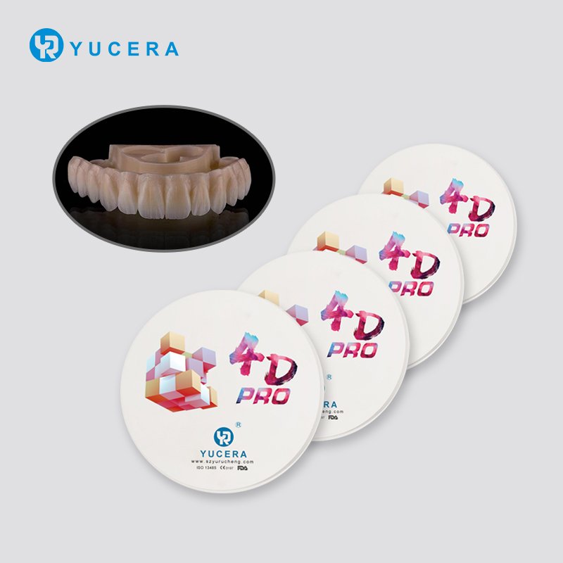 Ceramic Zirconia Block 4D pro mul-zirconia block cadcam milling machine milling Dental Zirconia Disc