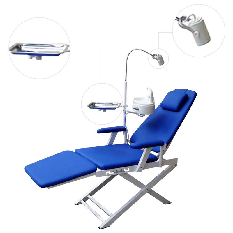 Wholesale Other Dental Equipment Chair Unit Price TPC Best Sell Mobile Portable Dental Chair With Air Compressor
