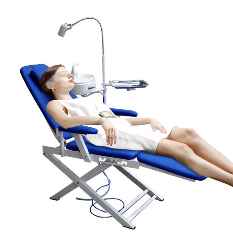 Wholesale Other Dental Equipment Chair Unit Price TPC Best Sell Mobile Portable Dental Chair With Air Compressor