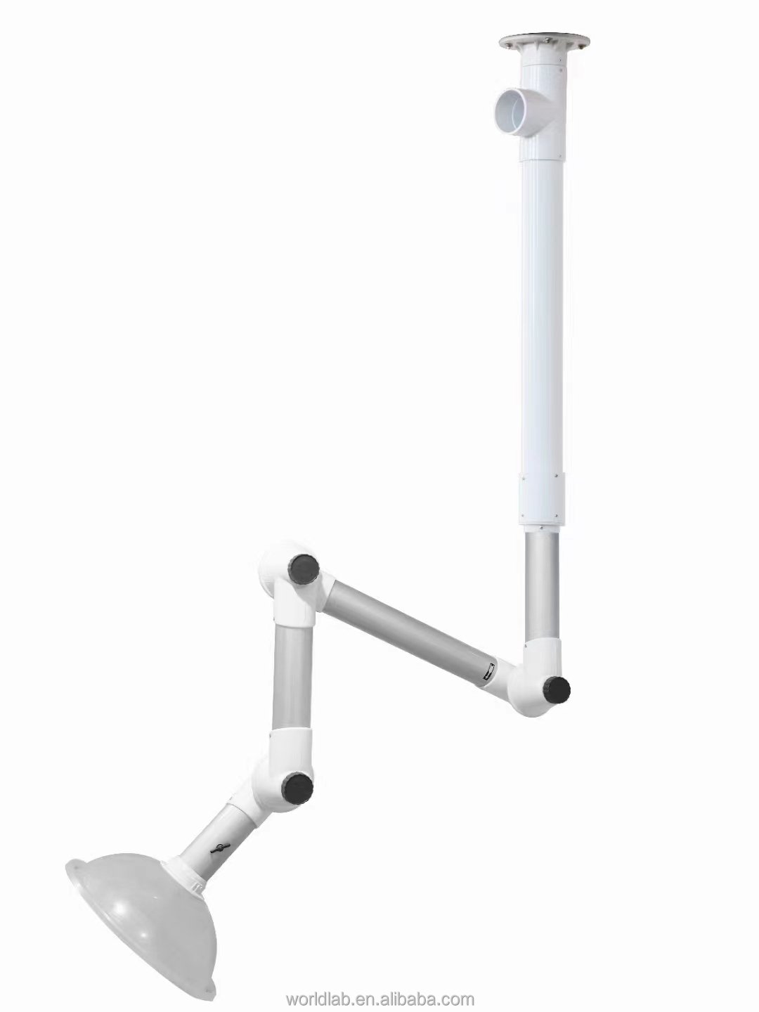 Chinese made wall mounted flexible dental smoking arm universal range hood