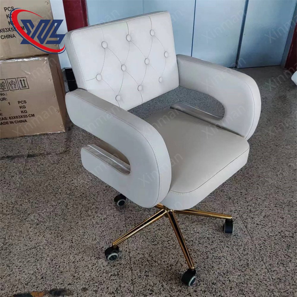 Xinman Cheap Dental Round Seat Swivel Doctor Chair Clinic PU Leather Hospital Chairs With Castors