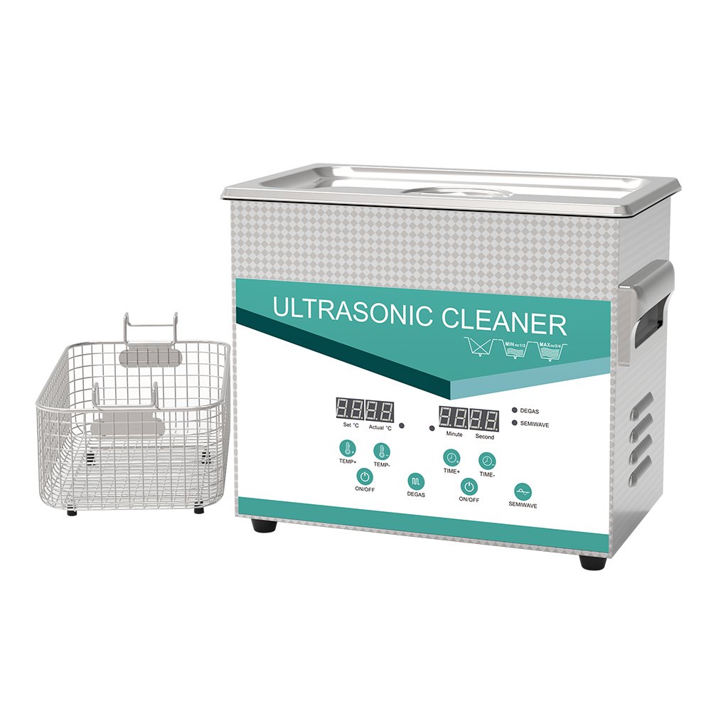 SUS304 High power commercial ultrasound ultrasonic cleaner equipment 3liter for jewelry dental tools cleaning