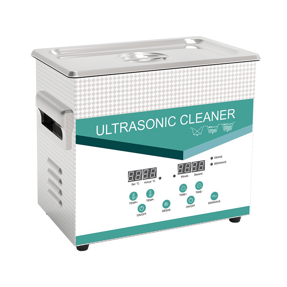 SUS304 High power commercial ultrasound ultrasonic cleaner equipment 3liter for jewelry dental tools cleaning