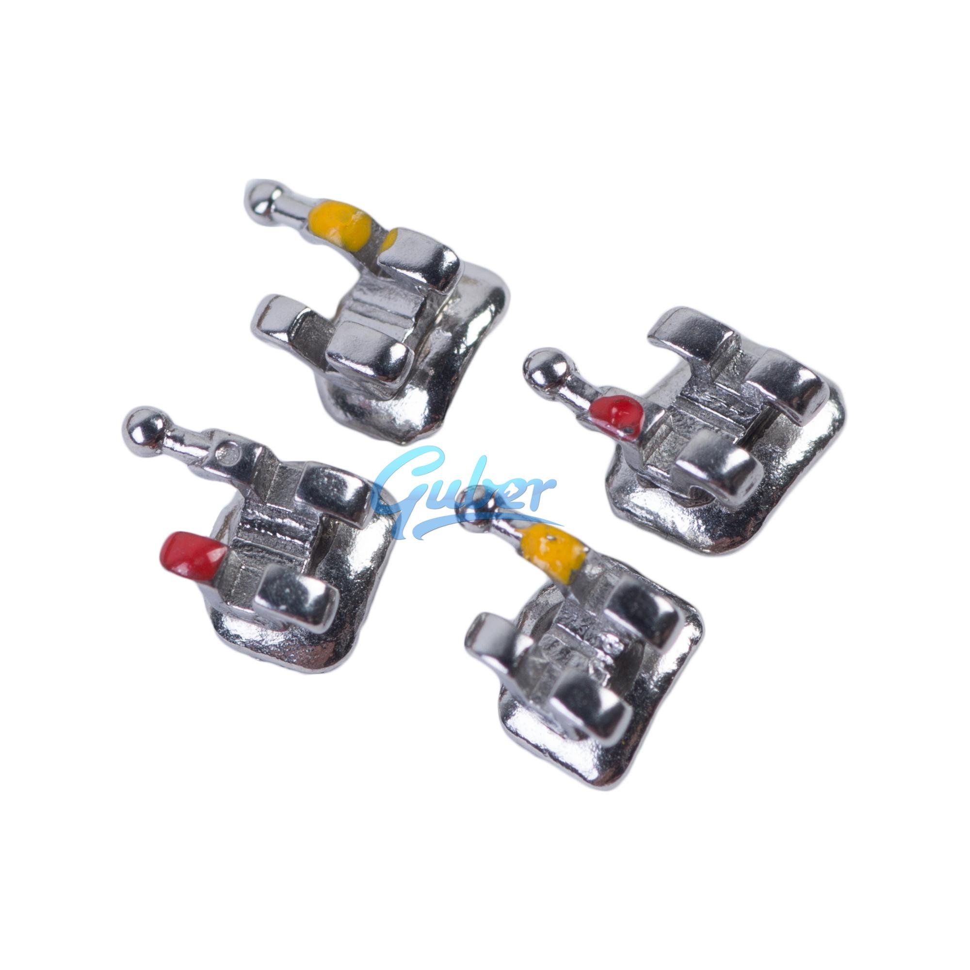Other Dental Equipments Orthodontic Brackets Mini Roth Mesh Base Metal Braces for Teeth
