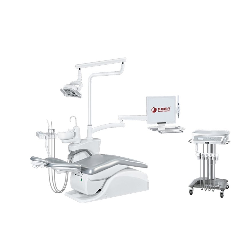 Customized affordable upgrade dental unit leather dental chair unit high quality