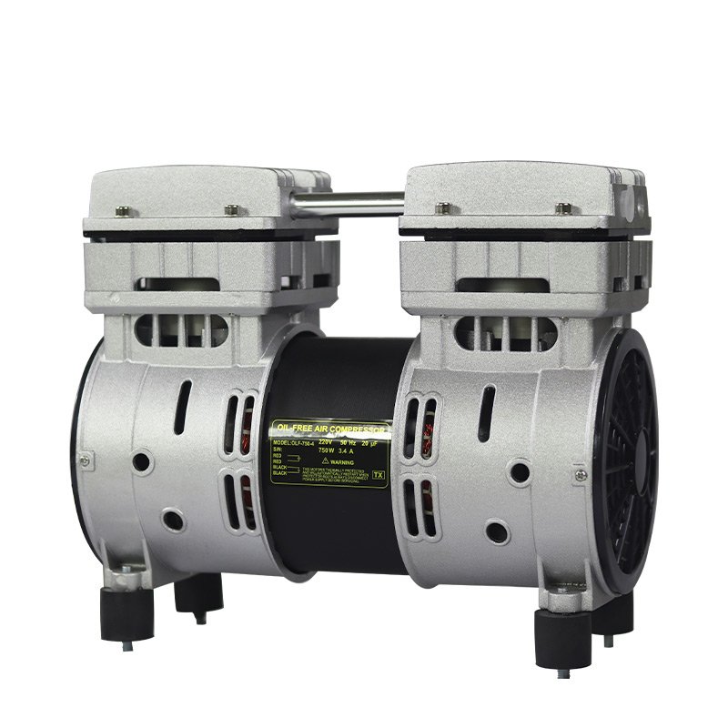 Silent 750w 1500w 2200w compressor de ar Pump Head 200 L/min dental oil free air compressor motor