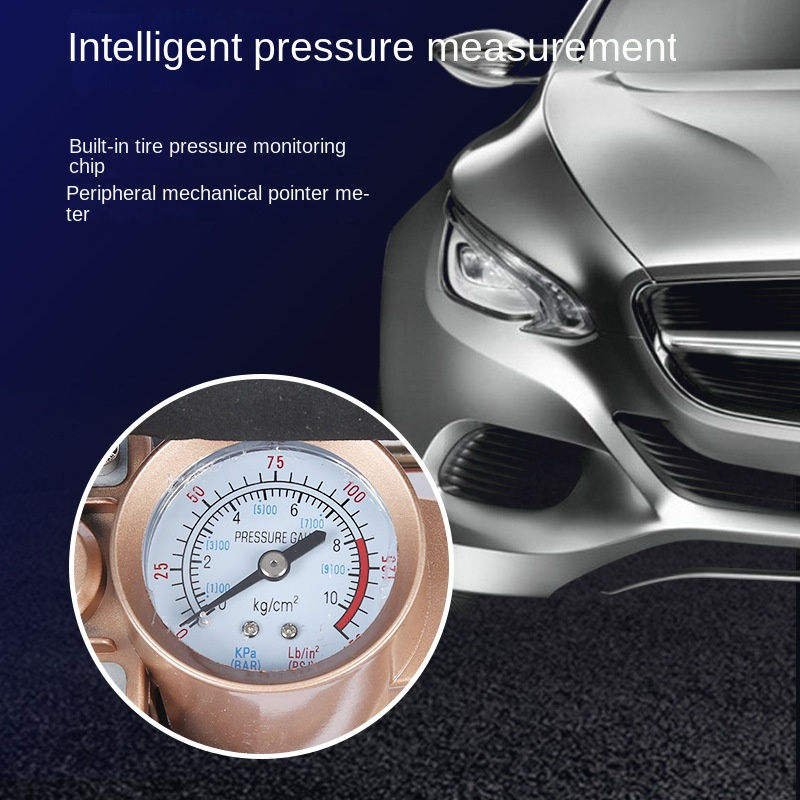 Portable Car Air Compressor 12v Car Wheel Auto Double Cylinder Electrical Air Pump For Vehicle Tyre Tire Inflator