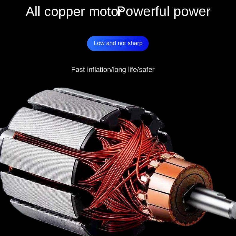 Portable Car Air Compressor 12v Car Wheel Auto Double Cylinder Electrical Air Pump For Vehicle Tyre Tire Inflator