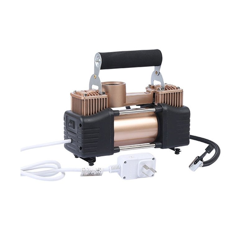 Portable Car Air Compressor 12v Car Wheel Auto Double Cylinder Electrical Air Pump For Vehicle Tyre Tire Inflator