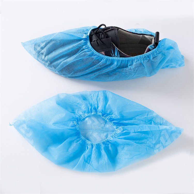 Disposable Non Woven Shoe Covers Blue Color Non-woven Shoes Cover