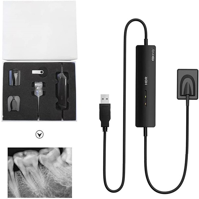 Handy Dental Digital X-Ray Sensor HDR500 RVG Compatible with Win2000/xp/Win7/Win 8/Win 10 USB X Ray Intraoral Imaging System