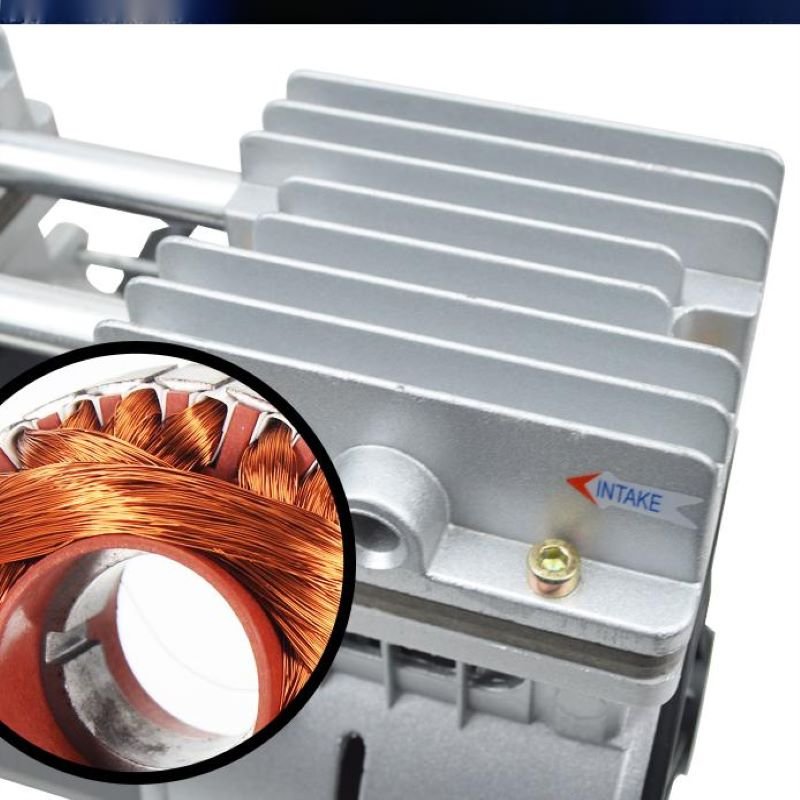 3/4HP oil free silent piston air compressor pump head BW550A 220V 7bar oilless high pressure air compressor motor for dental