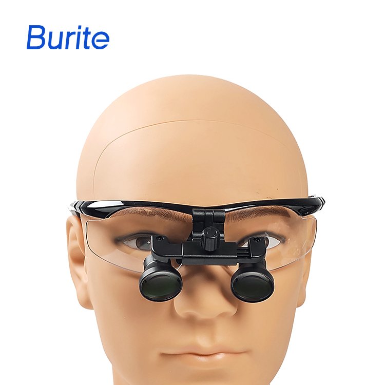Burite 21A 2.5X Dental Portable Magnifier Dental Loupe Blue Plastic Frame Medical magnifier Other Dental Equipment