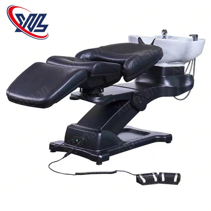Electric Shampoo Bed Hair Washing Facial Treatment Chair with Basin Head SPA Massage Table Beauty Salon Equipment Set for Salon
