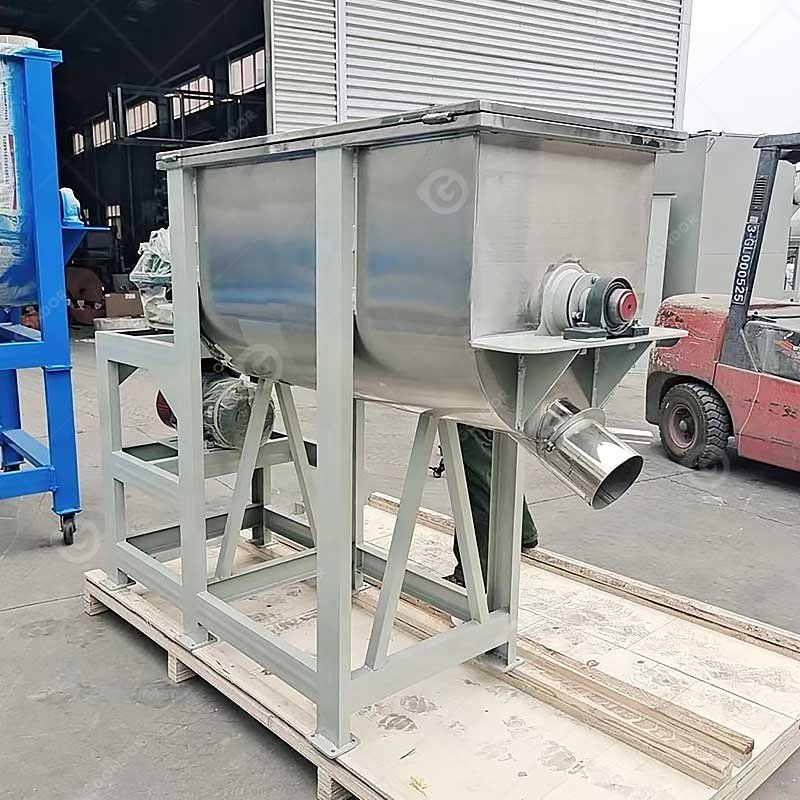 Stainless Steel Commercial Dry Cylindrical 30 Gm Soap Machine 100 Litre Horizontal Circular Powder Mixer