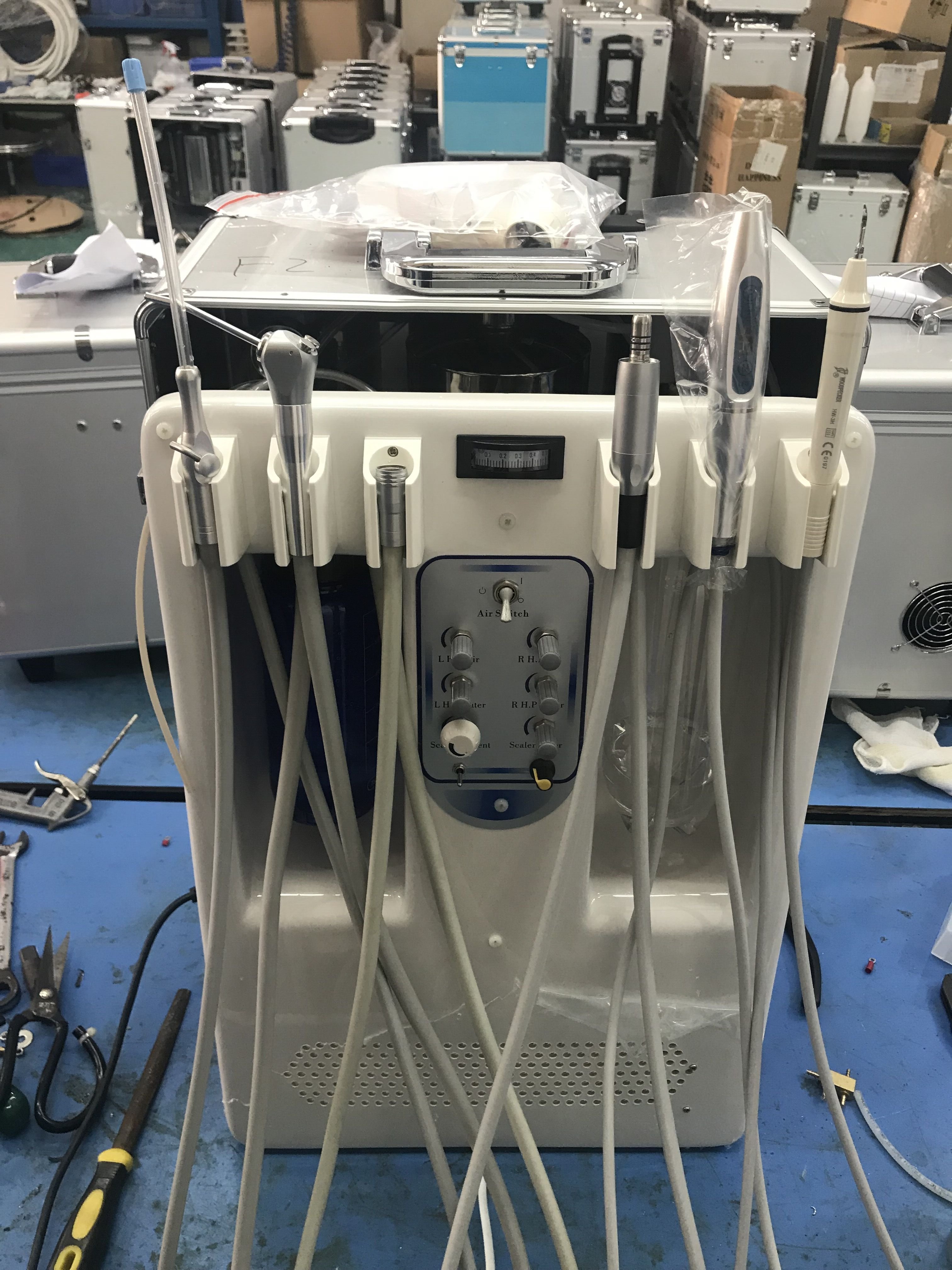 LTDC09 Modern Medical Dental Equipment Mobile Dental Chair Portable Dental Unit Manufacturer With Air Compressor