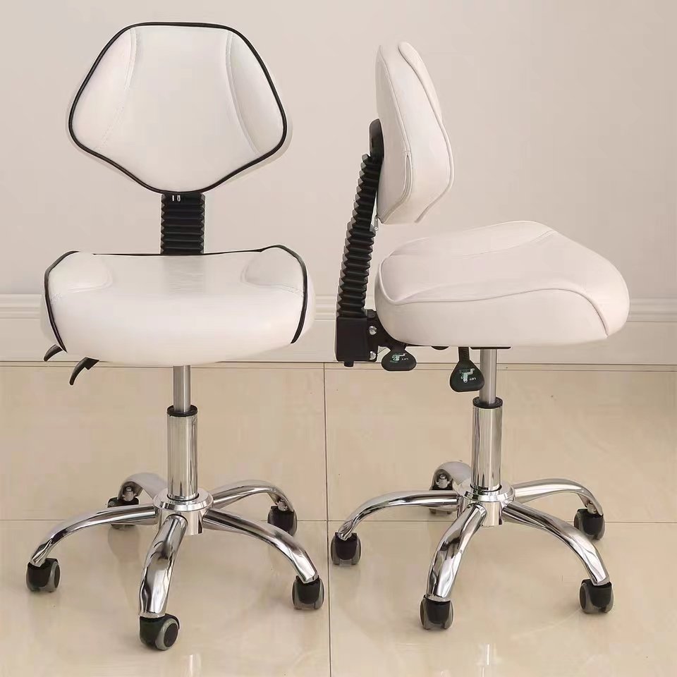 Xinman Black Color Dentist Chair Equipment Dental Chair Unit Saddle Type Dentist Stool Doctor Chair Salon Stools