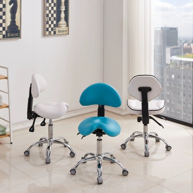 Xinman Black Color Dentist Chair Equipment Dental Chair Unit Saddle Type Dentist Stool Doctor Chair Salon Stools