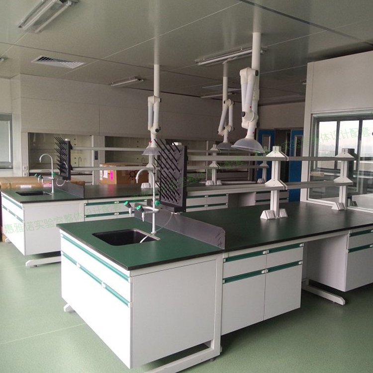 Laboratory Steel and Wood Experimental Table Laboratory Department Central Operating Table Hospital Dental Workbench