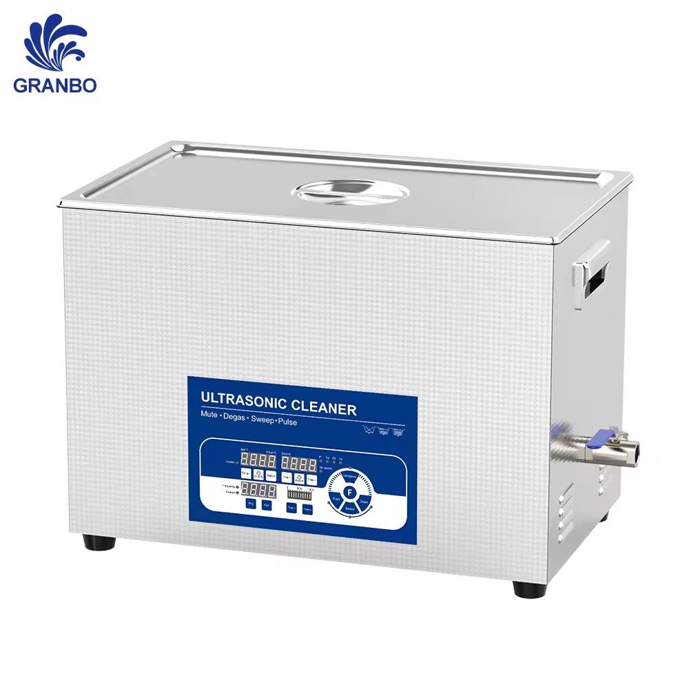 GRANBO 22L Dental Cleaning Equipment Lab Medical Instruments Ultrasonic Cleaner Parts with Mute Sweep Pulse Degas Power Function
