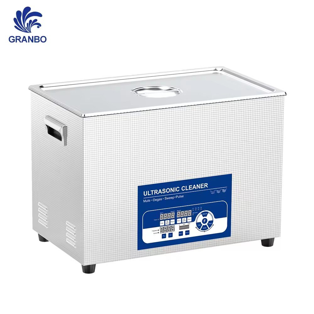GRANBO 22L Dental Cleaning Equipment Lab Medical Instruments Ultrasonic Cleaner Parts with Mute Sweep Pulse Degas Power Function