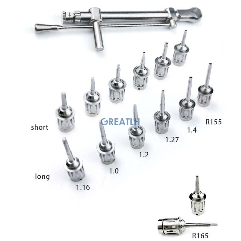Universal Prosthetic Kit Dental Implant Torque Wrench Ratchet with Drivers & Screwdriver Tooth Drill Equipment