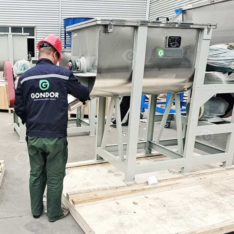 1000l Blender Dry Blend Paddle Protein Horizontal 500kg Chili Ribbon Single Shaft Vertical Powder Mixer