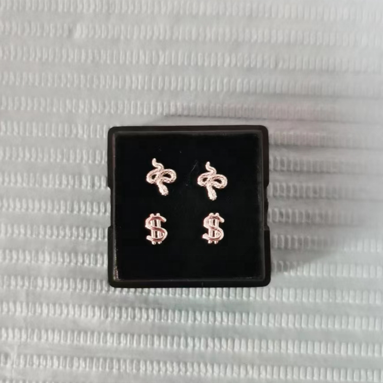 Custom tooth Gems 18k or 14k Real Gold Tooth Gem Dental Gold Jewelry to Supply