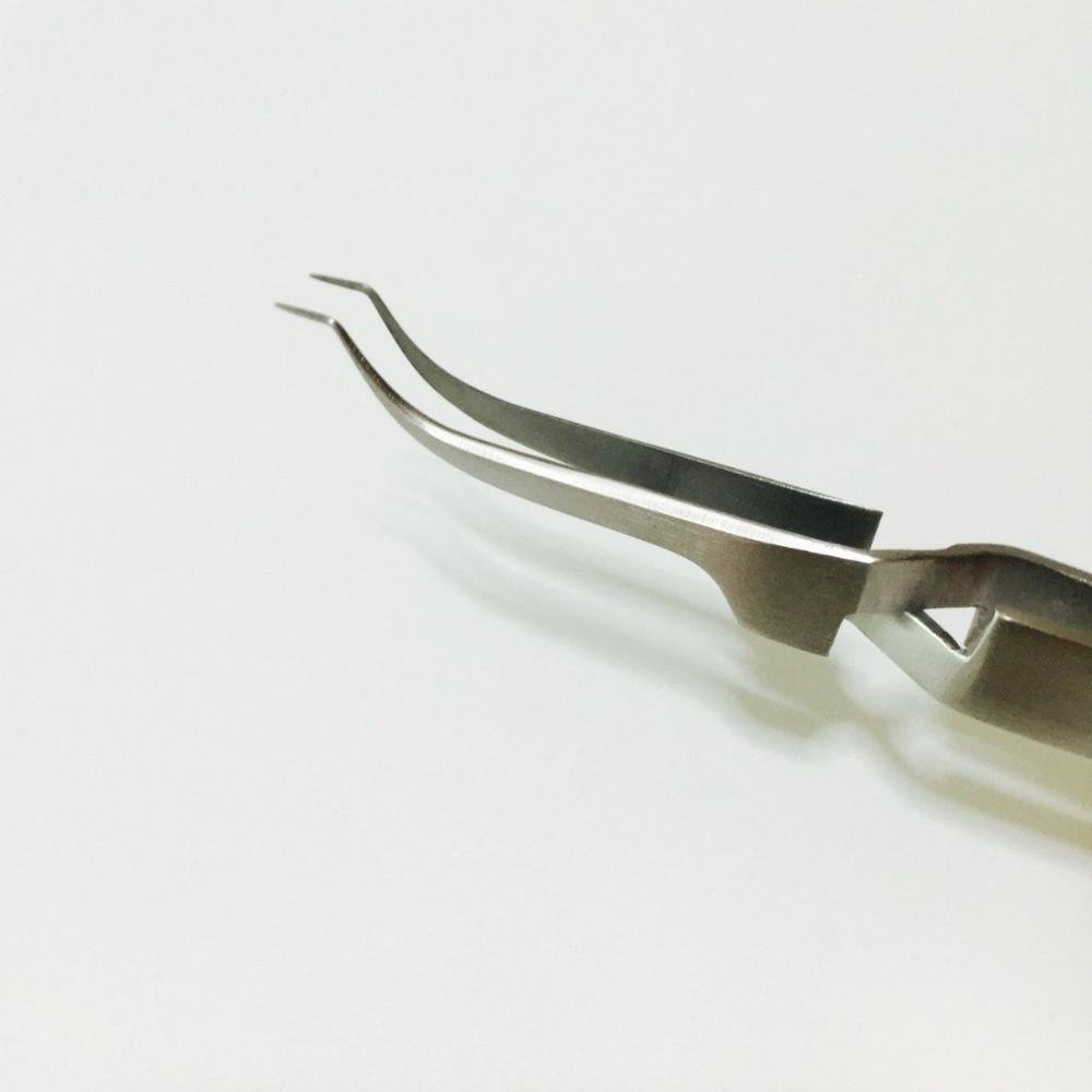 Professional Dental Orthodontic Brackets Tweezers Stainless Steel Custom Size Buccal Tube Tweezers Holders