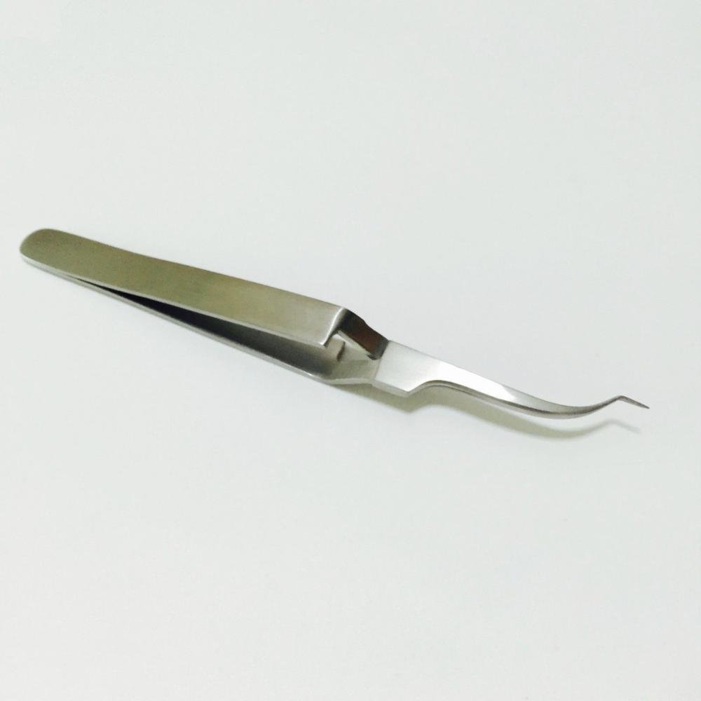 Professional Dental Orthodontic Brackets Tweezers Stainless Steel Custom Size Buccal Tube Tweezers Holders