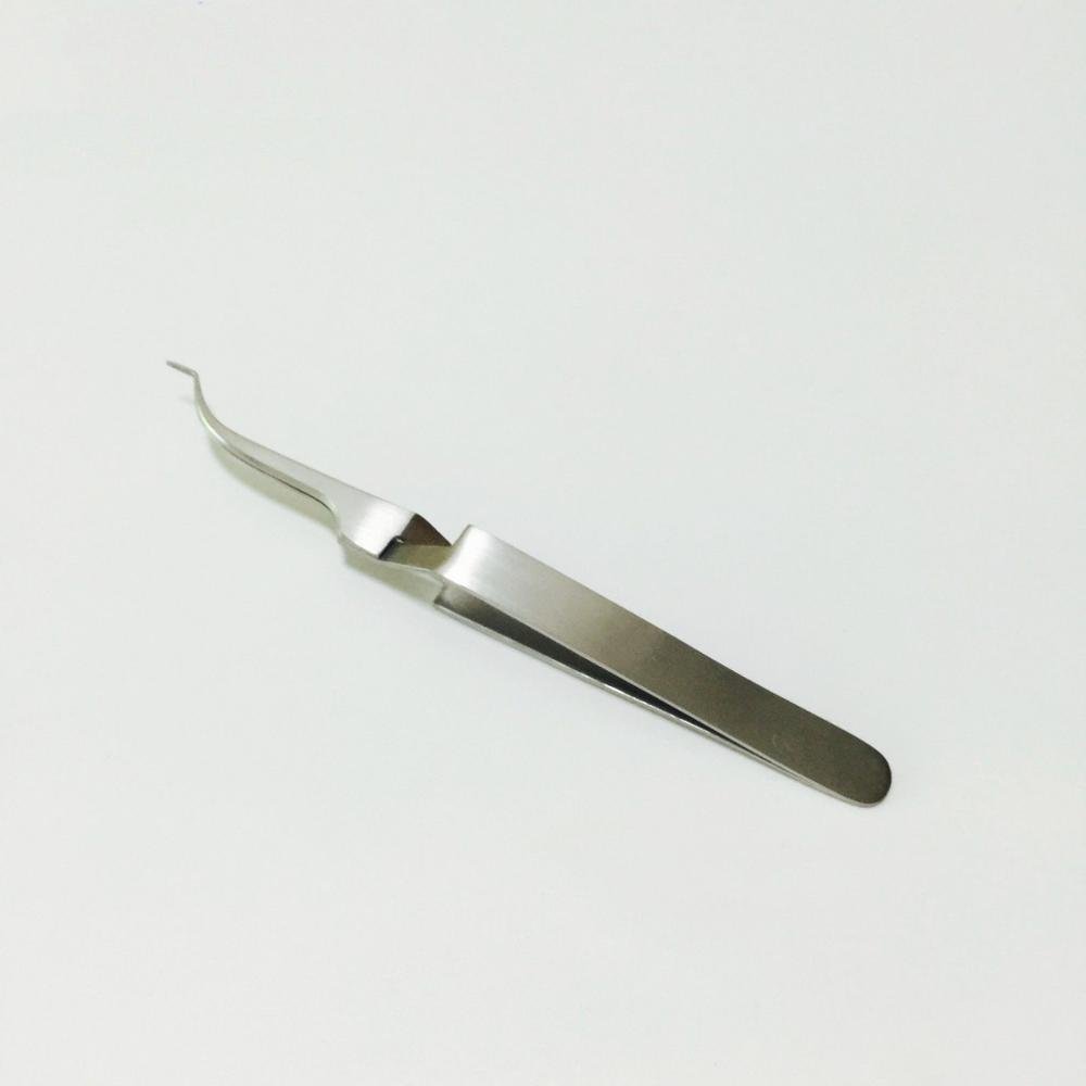 Professional Dental Orthodontic Brackets Tweezers Stainless Steel Custom Size Buccal Tube Tweezers Holders