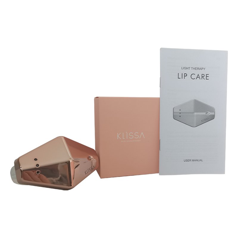 Silicon Lip Care Plumper Tool Rechargeable LED Light Lip Therapy Reduce Lip Lines Device
