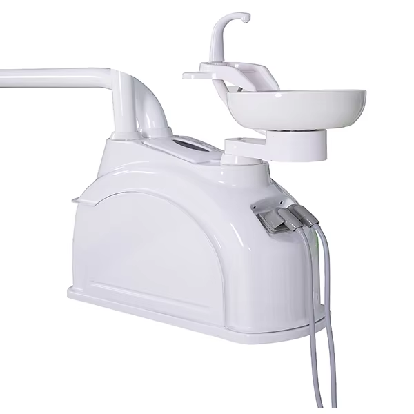 Low price CE certified dental chair dental treatment chair hospital equipment LED sensor light multi-function foot pedal