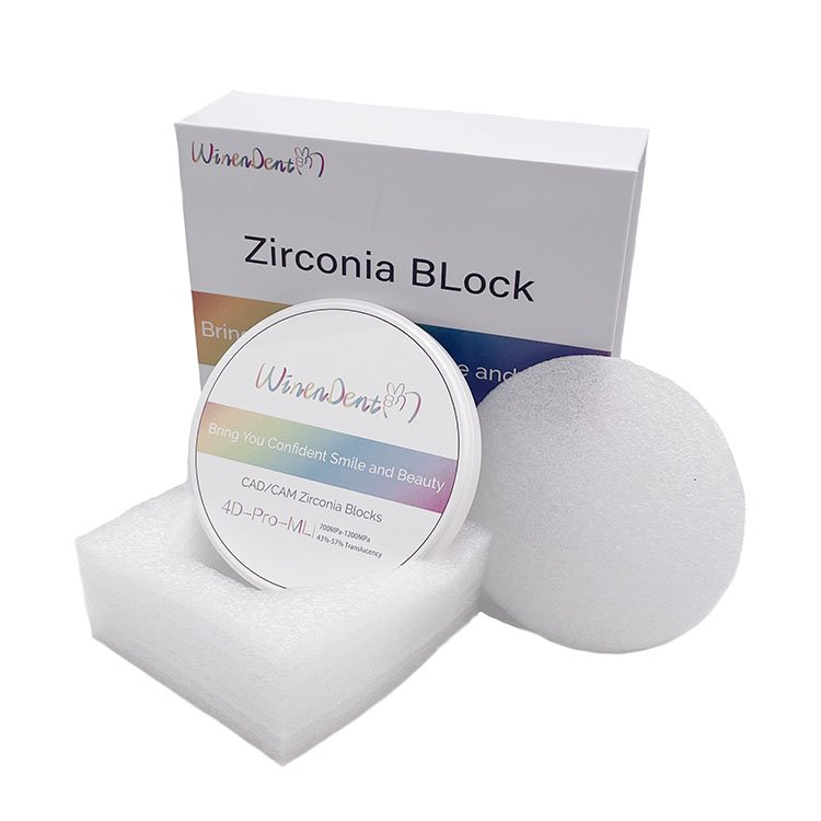 Dental Crown Material 4D-Pro-ML 12mm Multilayer Dental Zirconia Blocks