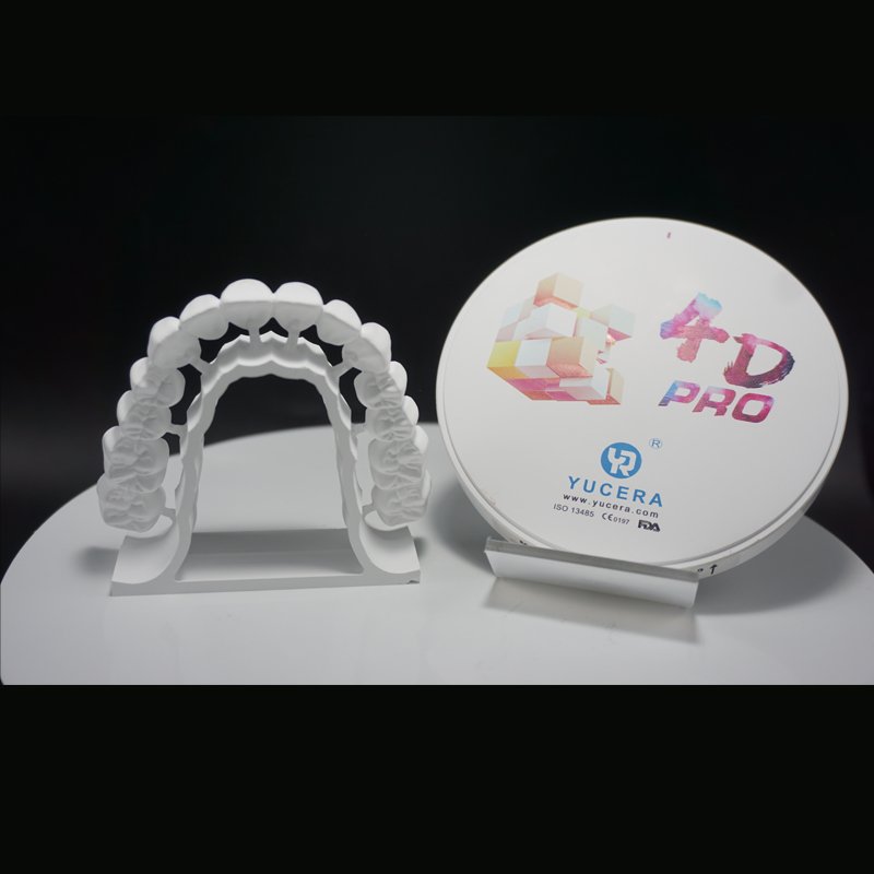 Yucera 4D Pro multilayer dental All Ceramic Zirconia Block Dental Lab Super Translucency Dental Zirconia Disc