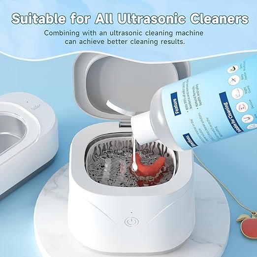 OEM Wholesale 250ml Ultrasonic Cleaning Fluid for Dentures and Braces - Edible High Quality Cleaning Fluid