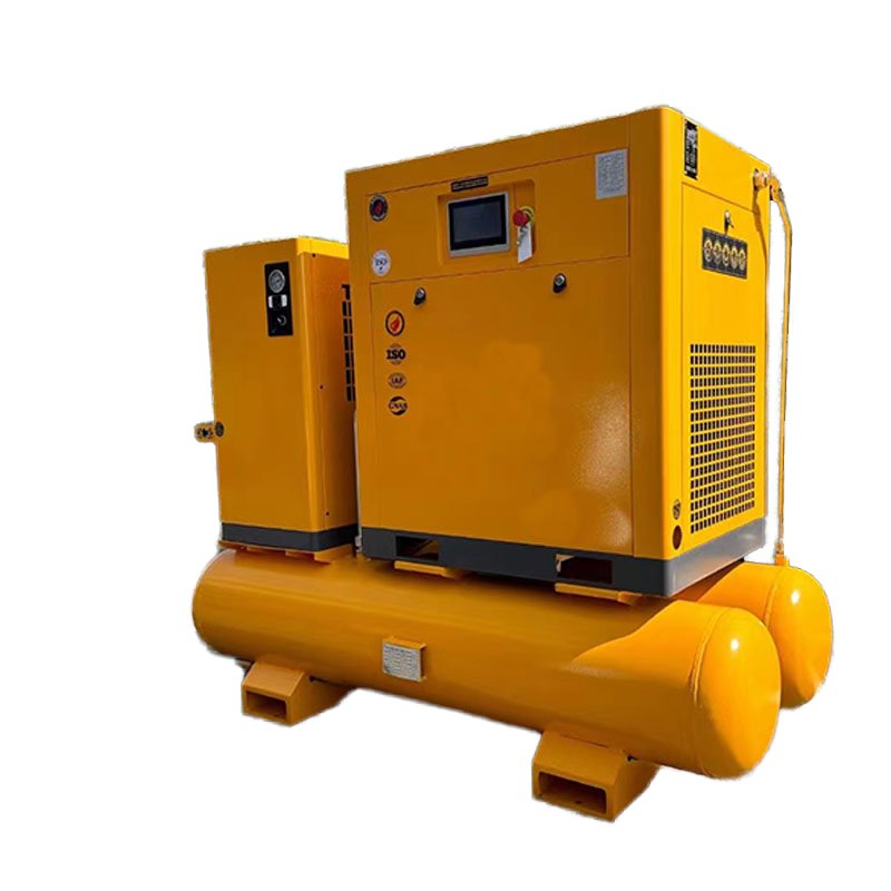 all in one industrial rotary screw air compressor for metals cutting