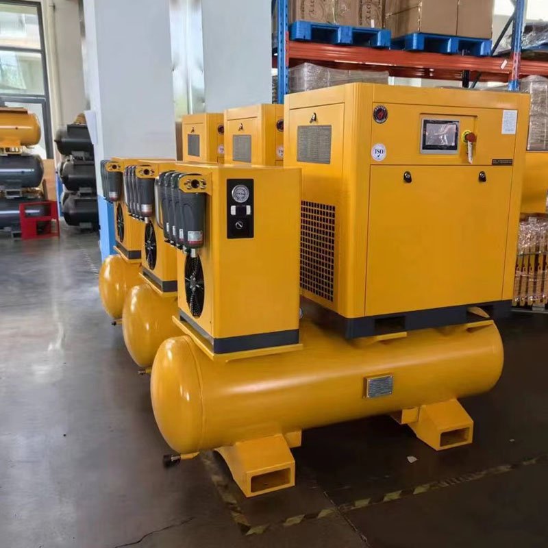 all in one industrial rotary screw air compressor for metals cutting