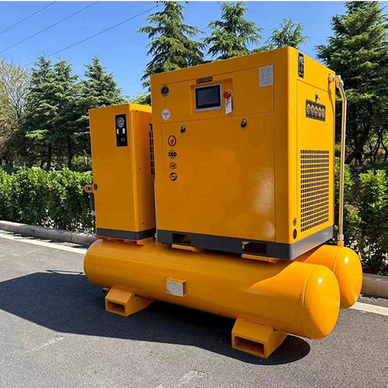 all in one industrial rotary screw air compressor for metals cutting