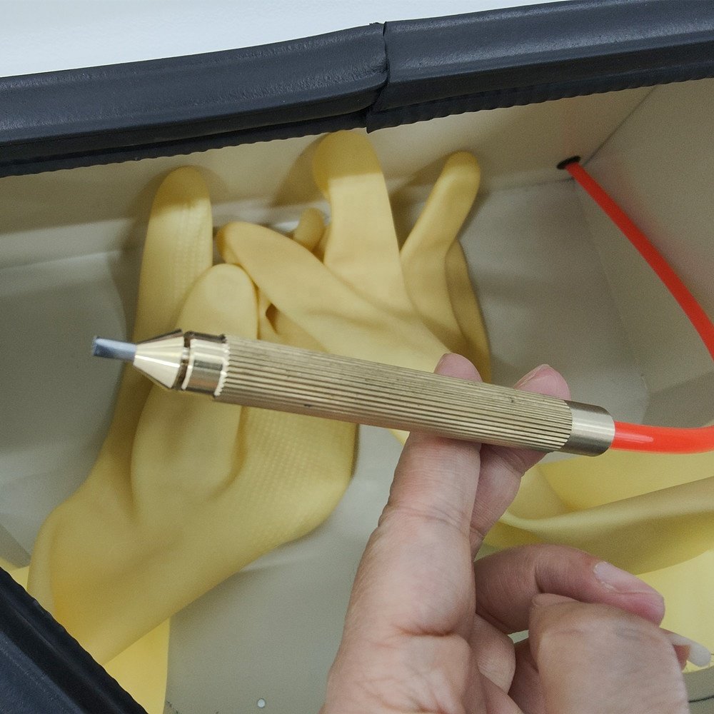 Double-Pen Single Pen Fine Sand Blasting Machine Dental Lab Sandblaster Mini Sandblaster Cabinet Dry Sandblaster