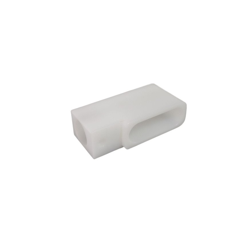 White Delrin Purge Drain Tube CNC Machining Parts for Dental Equipment
