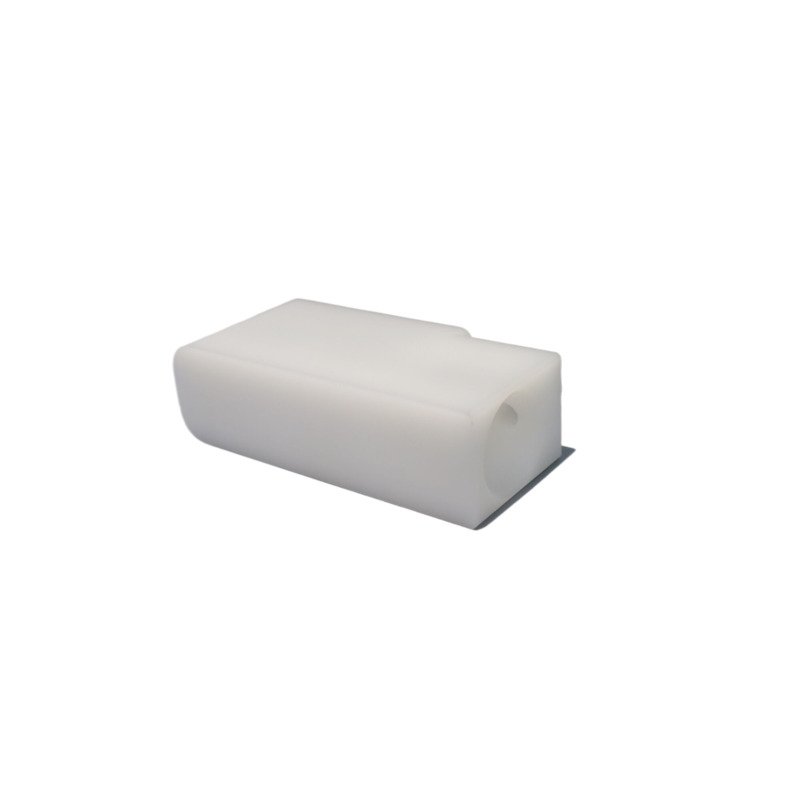 White Delrin Purge Drain Tube CNC Machining Parts for Dental Equipment